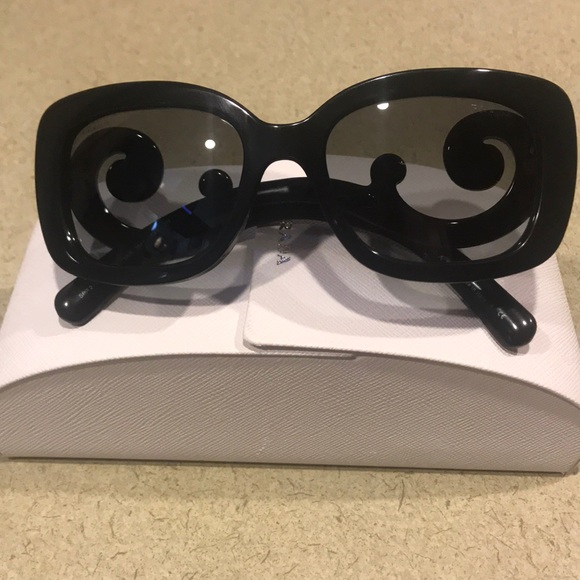 Prada Accessories - Black Prada Baroque Sunglasses
